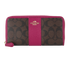 Coach Signature Accordion Wallet, front view